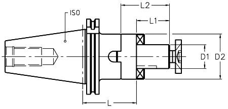S197 — Porta Fresa — desenho técnico 2